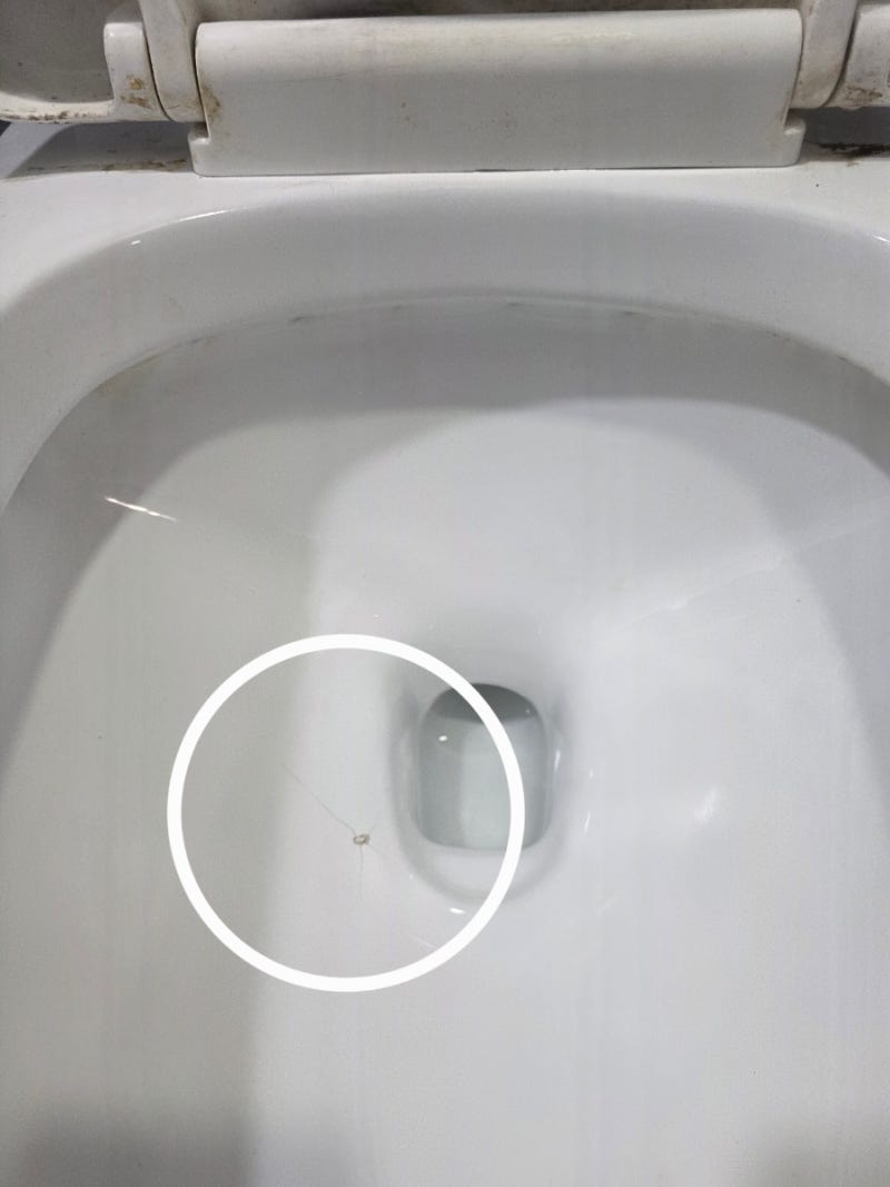 금천구 찍힌 변기표면 복원, 표면 스크래치 파인변기 보수 작업