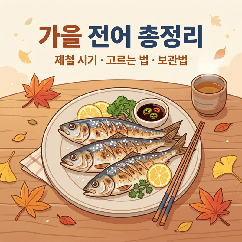 가을 전어, 제철 시기 & 고르는 법 총정리 | 언제 어떻게 먹어야 제일 맛있을까?