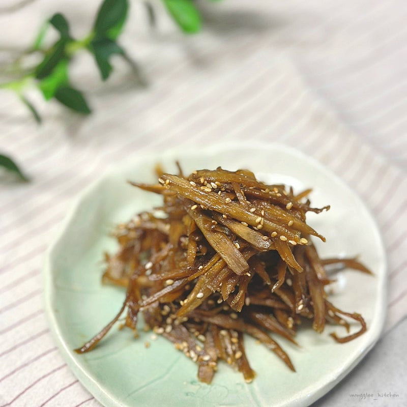 반찬가게 우엉조림 황금레시피 만드는 법 우엉채조림 볶음