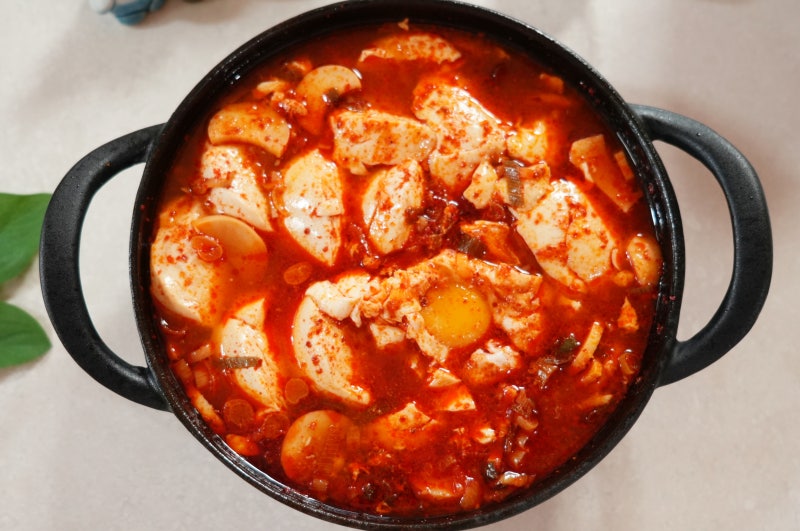 간단 순두부찌개 레시피