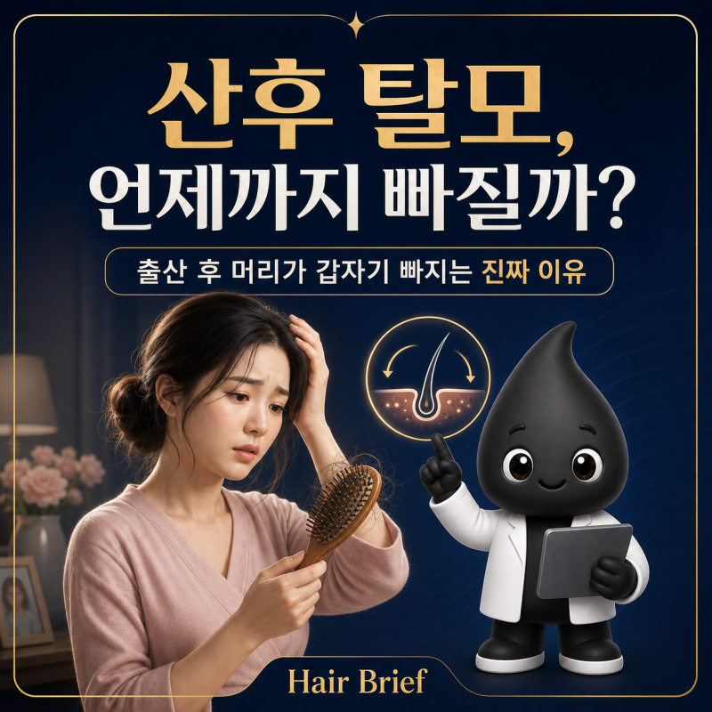 산후 탈모, 왜 생기고 언제까지 계속될까?