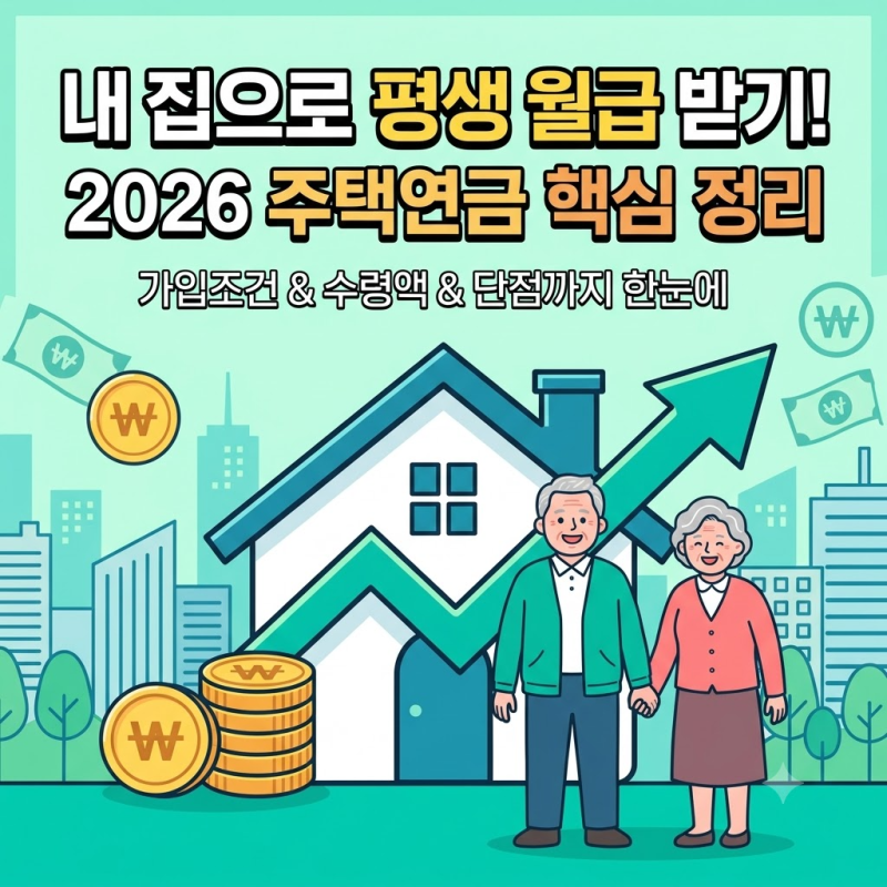주택연금 수령액 계산 "내 나이에 5억 아파트는 매달 얼마?" 2026 최신 기준표 및 치명적 단점 ....