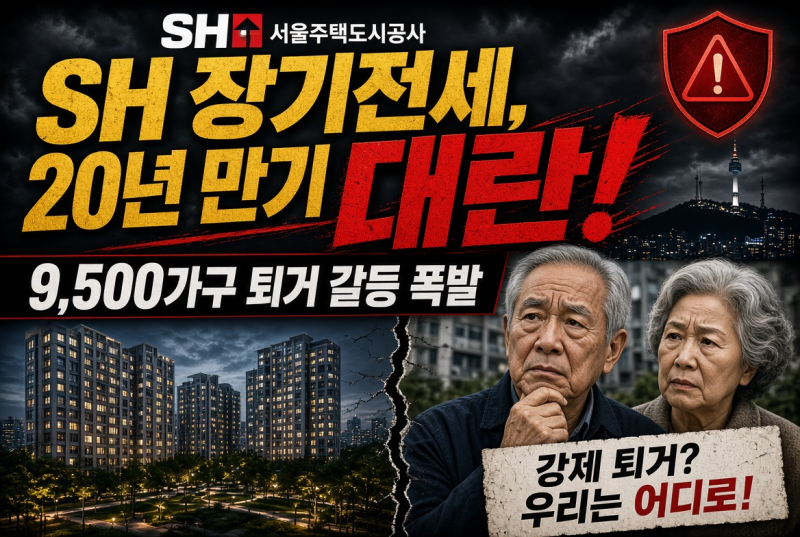 “20년 살았는데 나가라니…” SH 장기전세주택 만기 퇴거 갈등 총정리