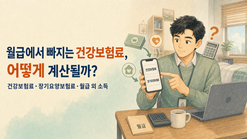 직장인 건강보험료 계산법｜월급 외 소득 2천만원 넘으면?