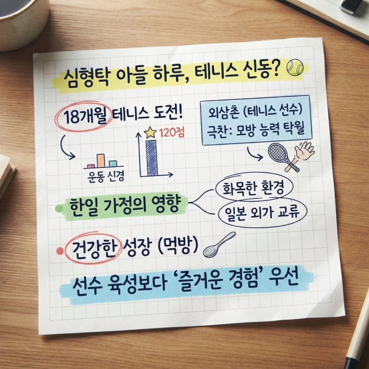 일본 외가 DNA 물려받았나 <b>심형탁 아들 하루</b>의 남다른 운동 실력
