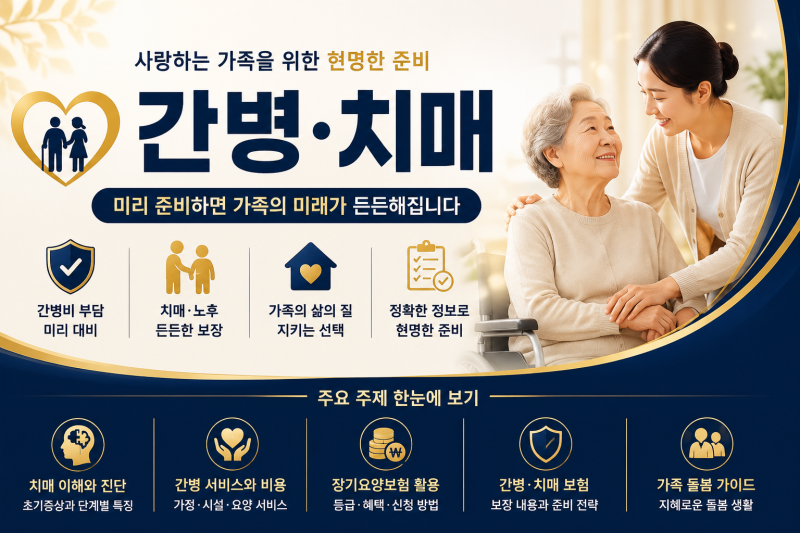 간병·치매 No.2｜노인장기요양보험이 있는데 간병 준비가 또 필요할까요? 2026년 장기요양보....