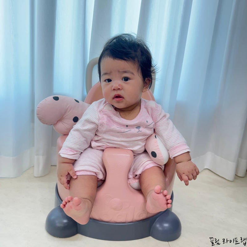 소프트 범보의자 사용 시기 언제부터? 앉는 연습 해요