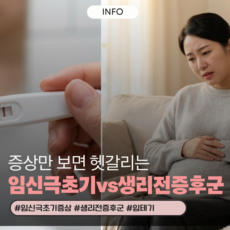 임신극초기증상 vs 생리전증후군 증상만 보고는 헷갈렸던 이유