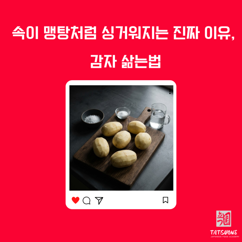 감자 삶는법 감자만 백만번