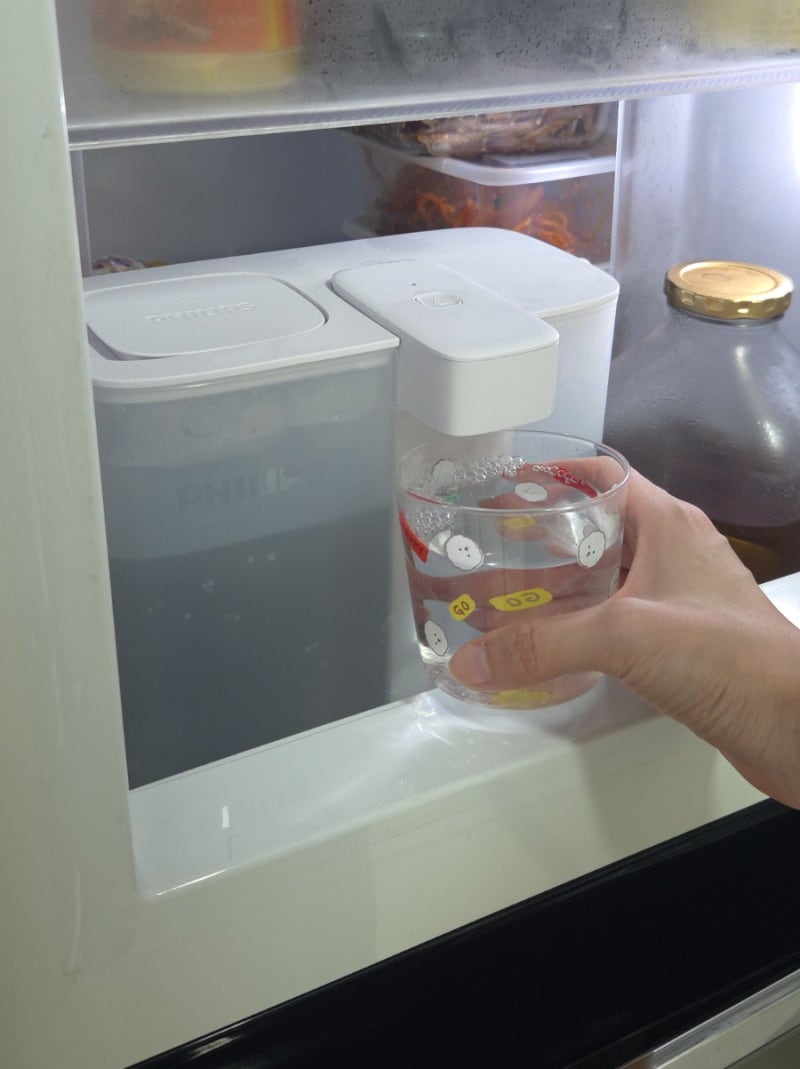 골치 아픈 정수기 설치? 무타공 정수기 필립스 도어포켓 쓰세요!