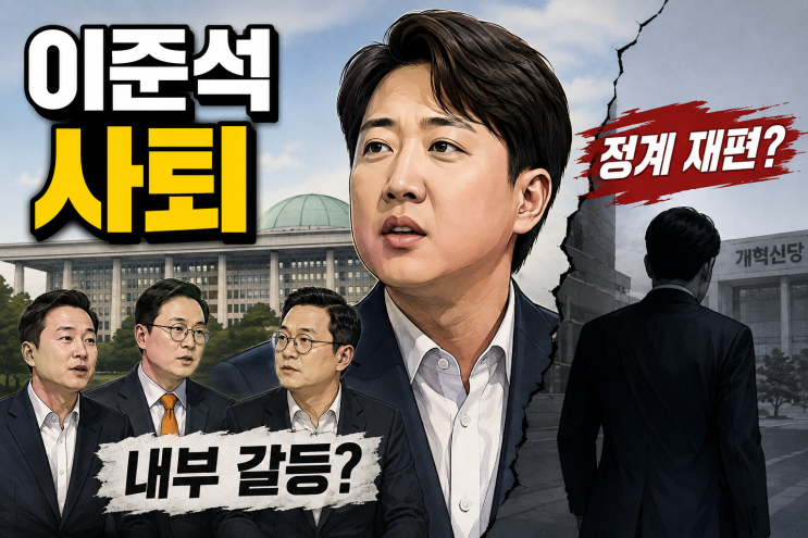 <b>이준석</b> 개혁신당 대표 사퇴 총정리, 지방선거 참패·정이한 사태·천....