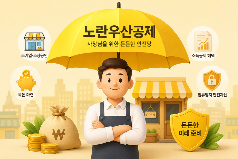 노란우산공제 혜택 총정리ㅣ소득공제 한도·압류방지·가입방법