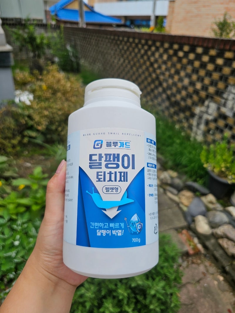 달팽이 퇴치 고민이라면? 텃밭에 직접 뿌려본 블루가드 달팽이약 후기