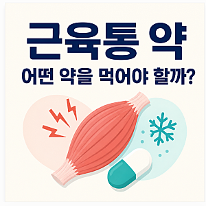 근육통 약, 어떤 걸 먹어야 할까? 소염진통제·타이레놀·근육이완제 차이