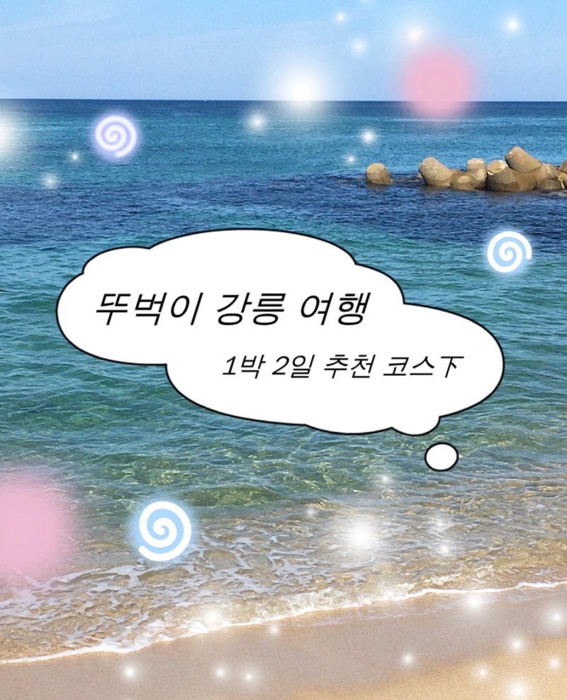 [뚜벅이들 주목!] 강릉 여행 1박2일 뚜벅이 코스 추천 (2일차: 강릉 바다 코스)