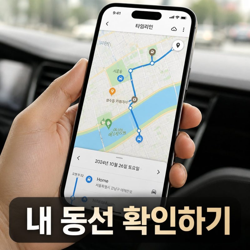 구글지도 타임라인 보는 법과 동선 확인 방법