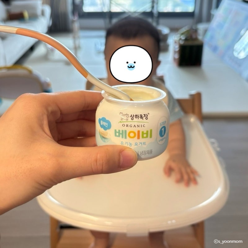7개월 아기 첫 요거트! 상하목장 베이비 1단계 내돈내산 후기