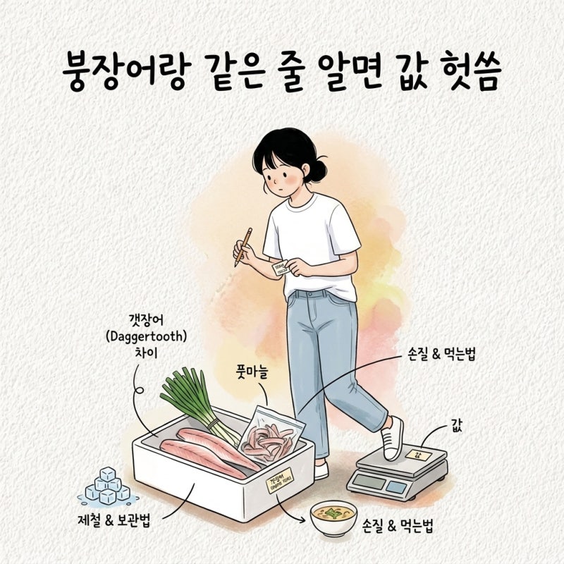 붕장어 갯장어 종류 차이 알고 손질법 먹는법 제철 보관법