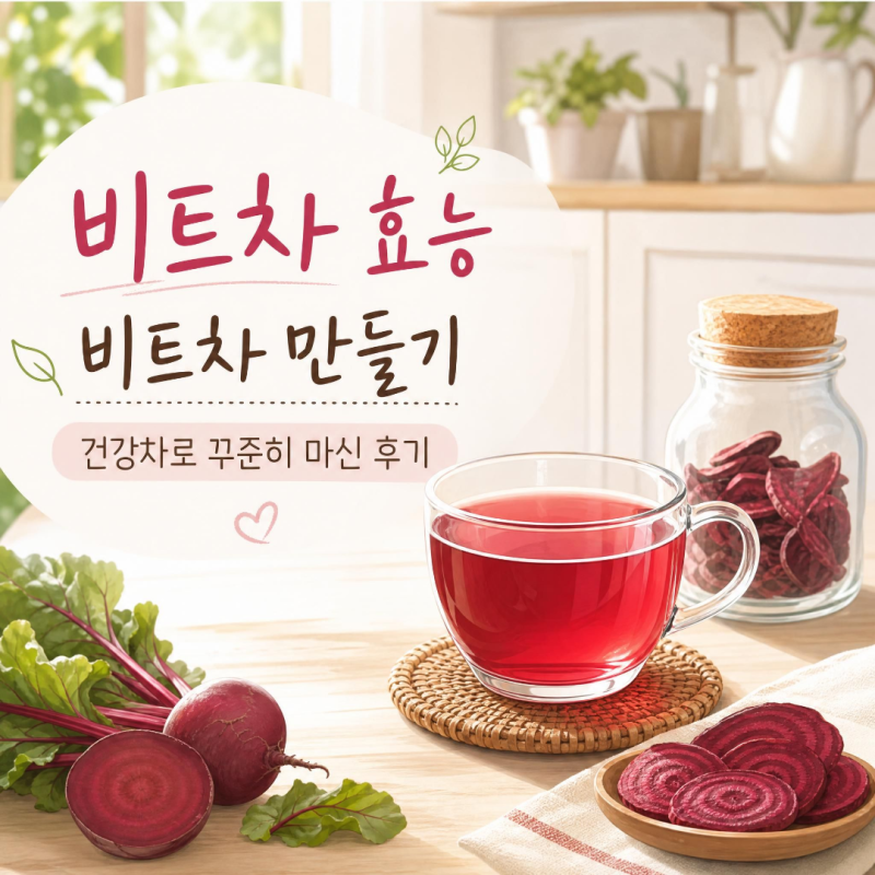 비트차 효능 비트차 만들기 건강차로 꾸준히 마신 후기