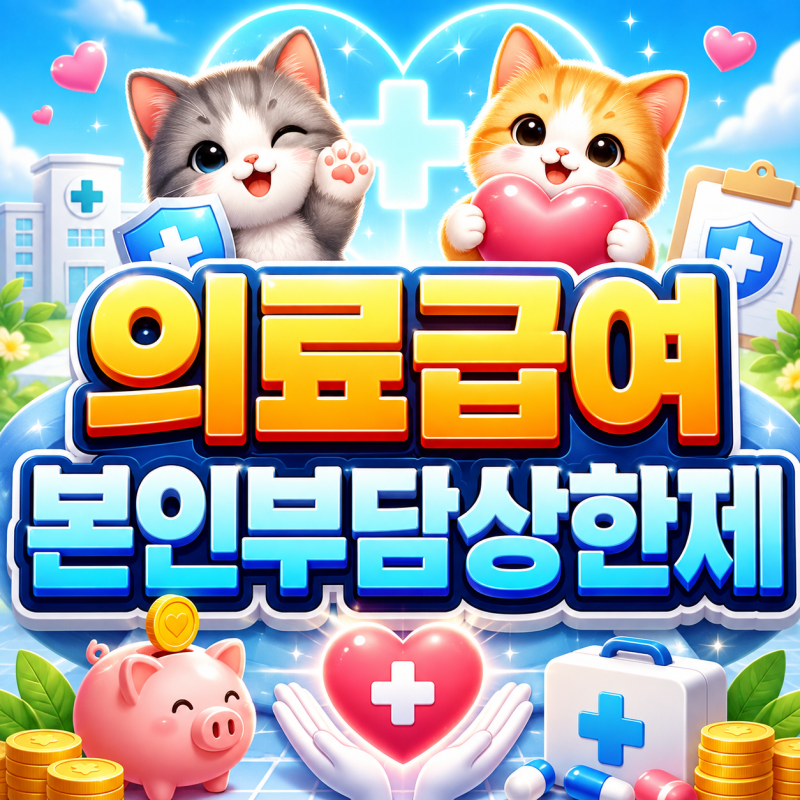 2026 의료급여본인부담상한제 1종 5만원·2종 80만원 초과분 전액 지원 환급액 최대한도 없음!
