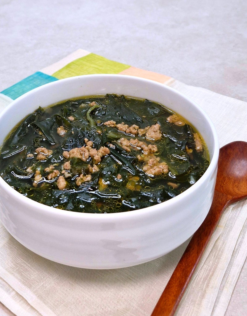 다진 소고기 미역국 레시피 맛있게 끓이는법