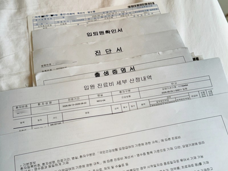 미숙아 선천성이상아 의료비 지원 신청방법｜지원대상· 신청방법· 필요서류·환급 후기