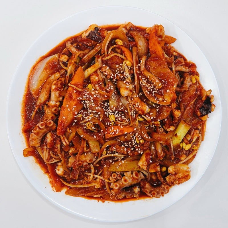 낙지볶음 불맛 가득 매콤한 낙지볶음 레시피