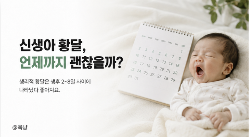 신생아 황달 언제까지 갈까? 아기 황달 원인 모유황달 증상