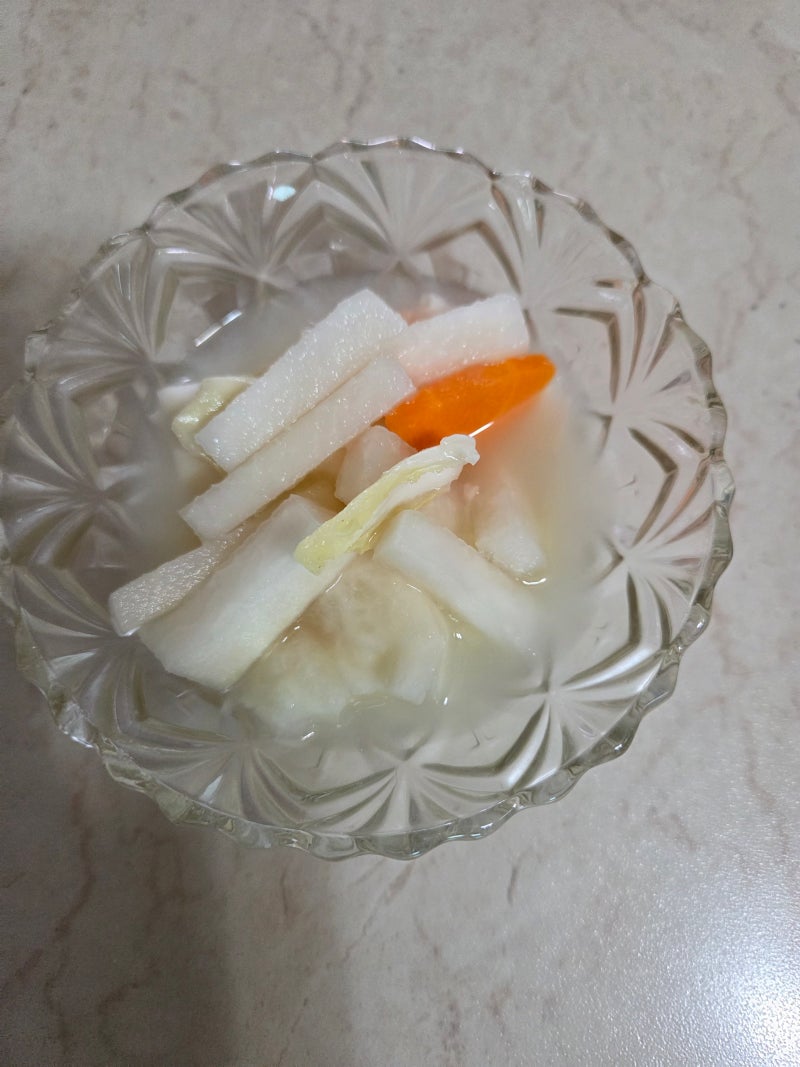 알배기물김치 담그는 법 유산균 폭탄 물김치 쾌변보장 물김치