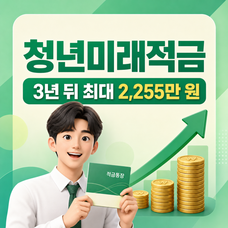 3년만 넣으면 목돈 완성! 청년미래적금 대상·소득조건·신청기간