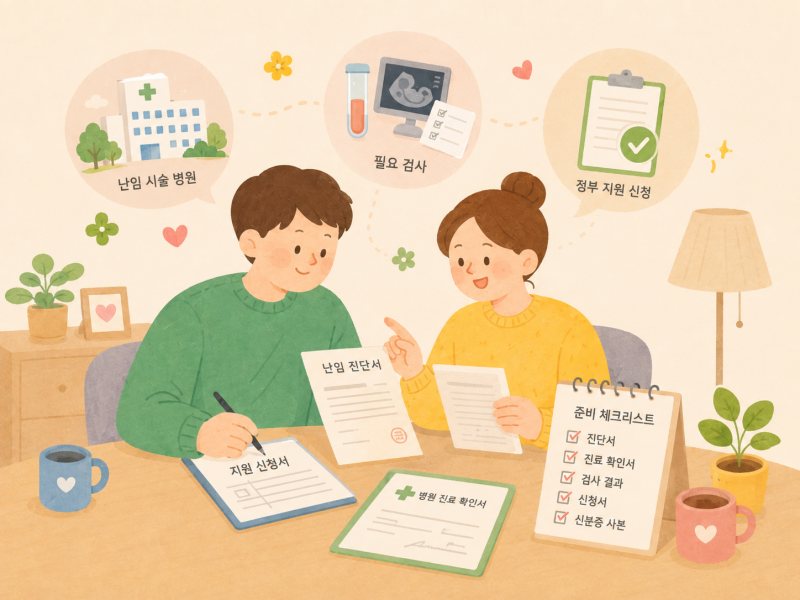 시험관 시술 과정①｜난임검사부터 시험관 정부지원 신청 방법·지원금 총정리