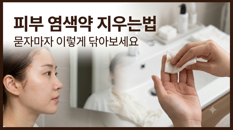피부 염색약 지우는법, 당황하지 않고 해결하는 비법 공개
