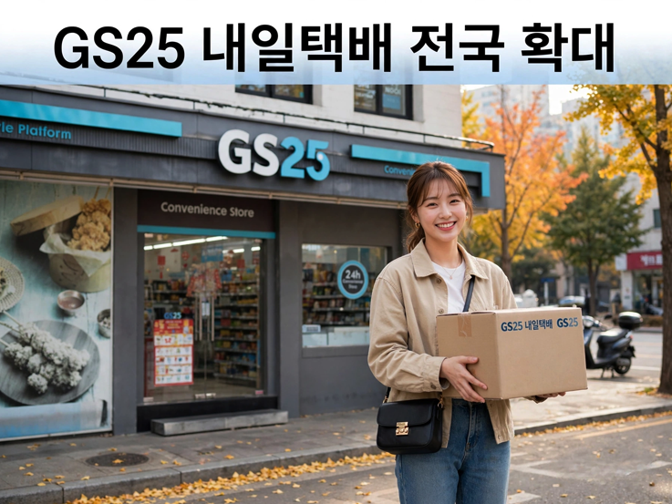 GS25 내일택배 전국 확대! 반값택배 차이점 및 3,000원 할인 이용 꿀팁