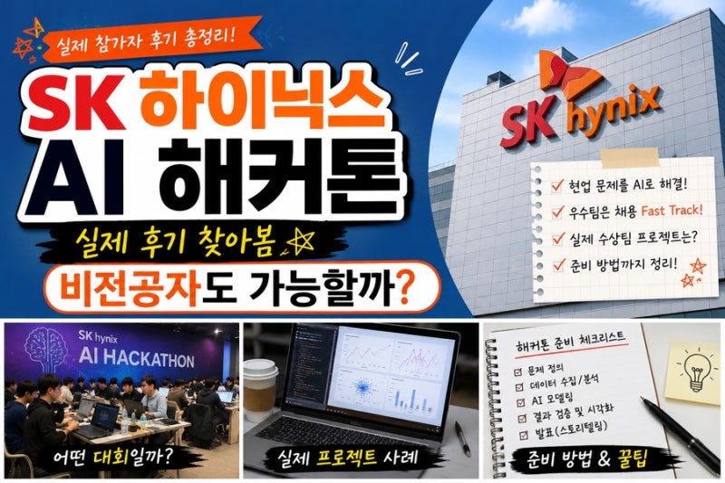 SK하이닉스 AI 해커톤, 실제 참가 후기를 찾아봤다｜비전공자도 가능할까?