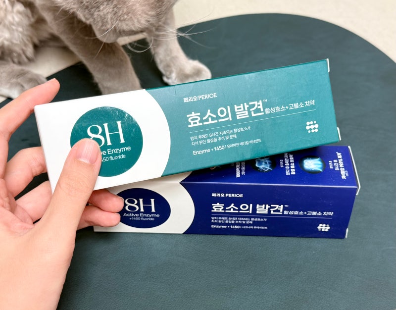 페리오 효소의발견 치약 후기｜치태 플라그 치석 관리 1450 고불소치약