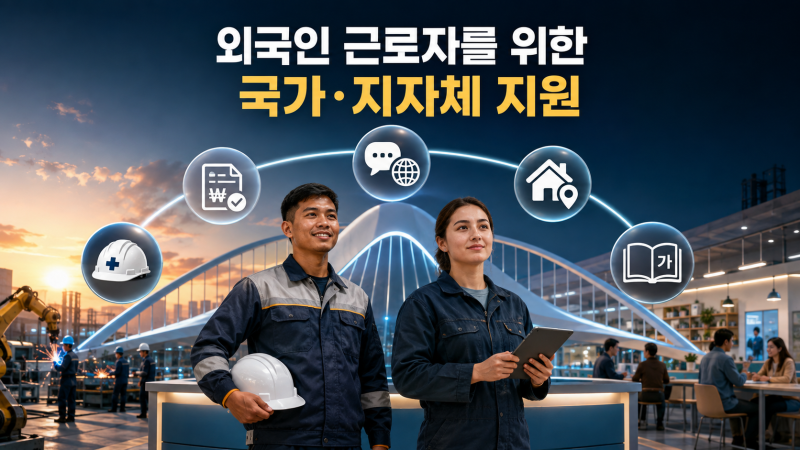 외국인 근로자를 위한 국가·지자체 지원 총정리