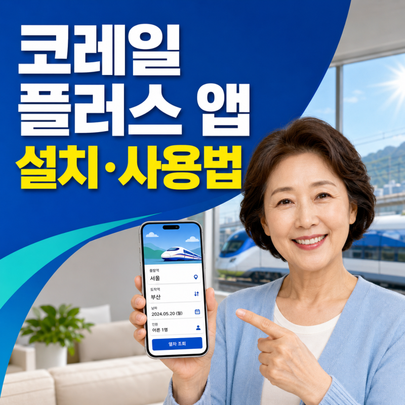 코레일 플러스 앱 설치·사용법｜KTX · SRT 통합회원 전환 방법