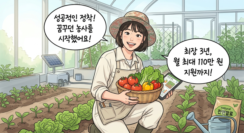 [정부지원금] 월 최대 110만 원! 2026 청년농업인 영농정착지원금 자격 조건부터 신청 방법 총....