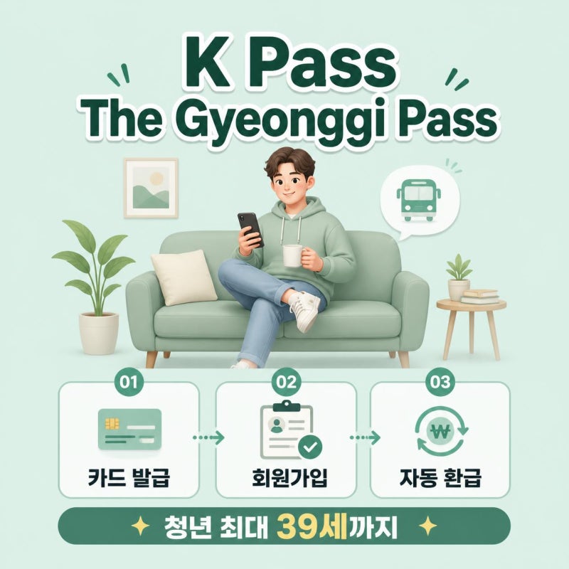 K패스 The경기패스 혜택 비교, 환급 신청 이렇게 하세요