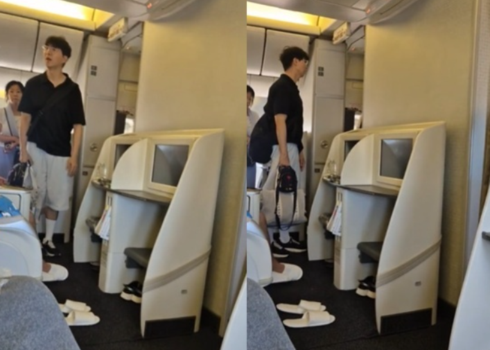 "딸 울어서 내린다더니 <b>재탑승</b>?" <b>박수홍 괌</b> 비행기 70분 지연 사태 전....