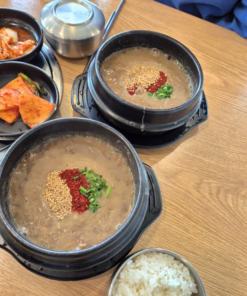 [제주도 공항 근처 고사리 해장국 맛집 탑동해장국]
