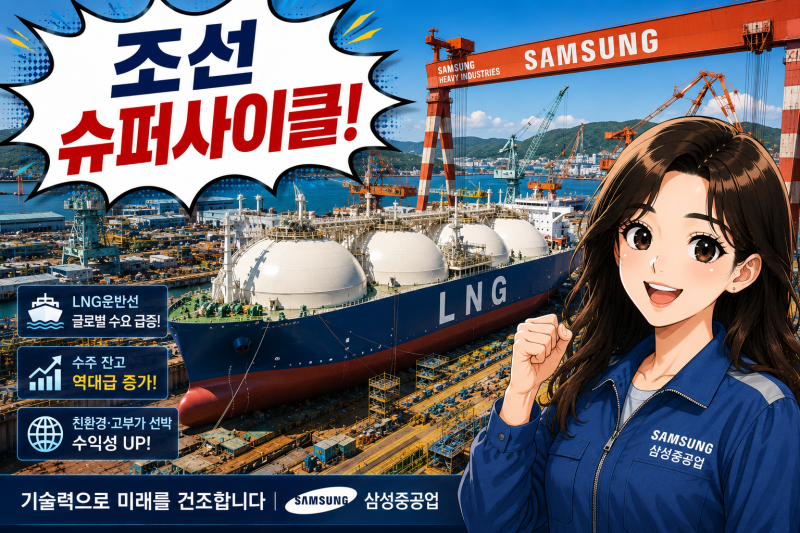 삼성중공업 주가전망, 영업이익 59% 폭증! 3.6조 FLNG 수주에 목표주가 4.4만원?
