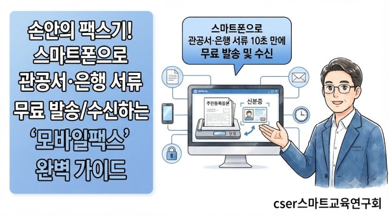 스마트폰 무료 팩스 보내기 및 수신 번호 발급 꿀팁 3가지