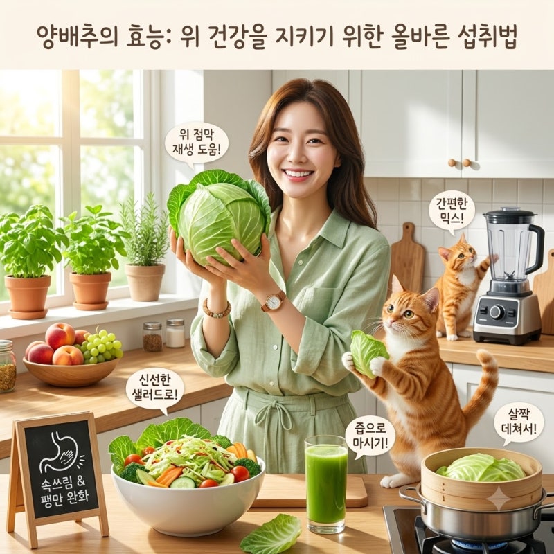 양배추효능 위 건강 지켜주는 올바른 섭취법