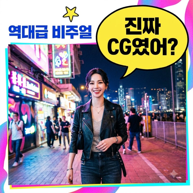 "컴퓨터 그래픽인 줄".. 홍콩 뒤흔든 카리나의 뜻밖의 드레스 정체는?