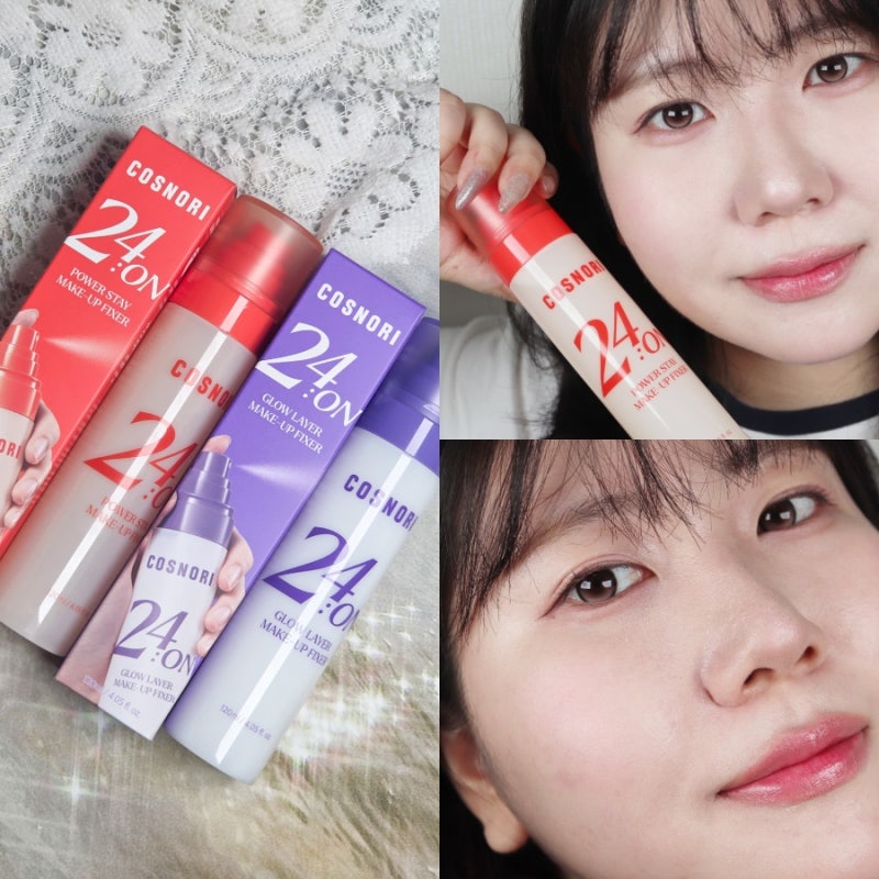 지성/건성 피부 맞춤 픽서! 속건조 없는 코스노리 24온 메이크업 픽서 후기