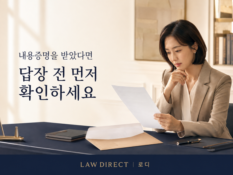 내용증명을 받았다면? 답변 전 확인할 5가지와 대응방법