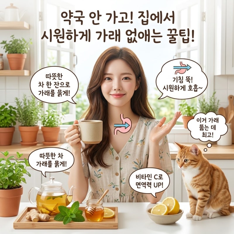 가래없애는법 약국 안 가고 집에서 시원하게 목을 푸는 꿀팁