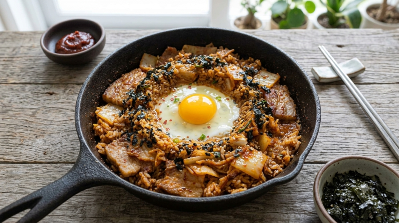 삼겹살 김치볶음밥 황금레시피