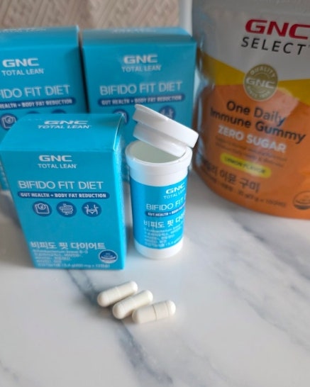 GNC 다이어트 유산균 비피도 핏 다이어트 효과 및 가격 한 달 섭취 솔직 후기